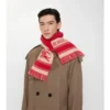Ekd Striped Wool Scarf