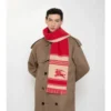Ekd Striped Wool Scarf