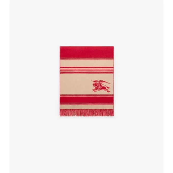 Ekd Striped Wool Scarf