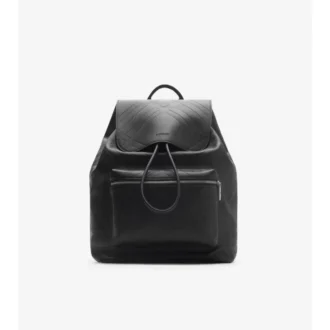 Embossed Check Backpack