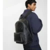 Embossed Check Backpack