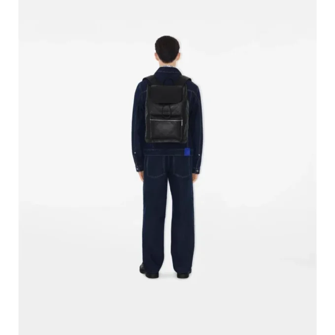 Embossed Check Backpack
