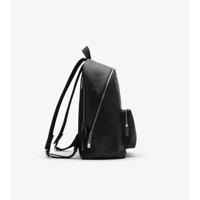 Embossed Check Backpack