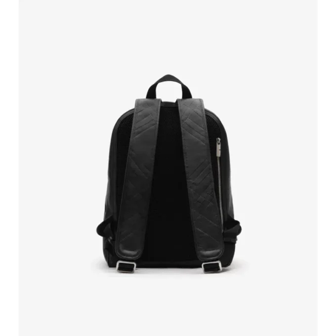 Embossed Check Backpack