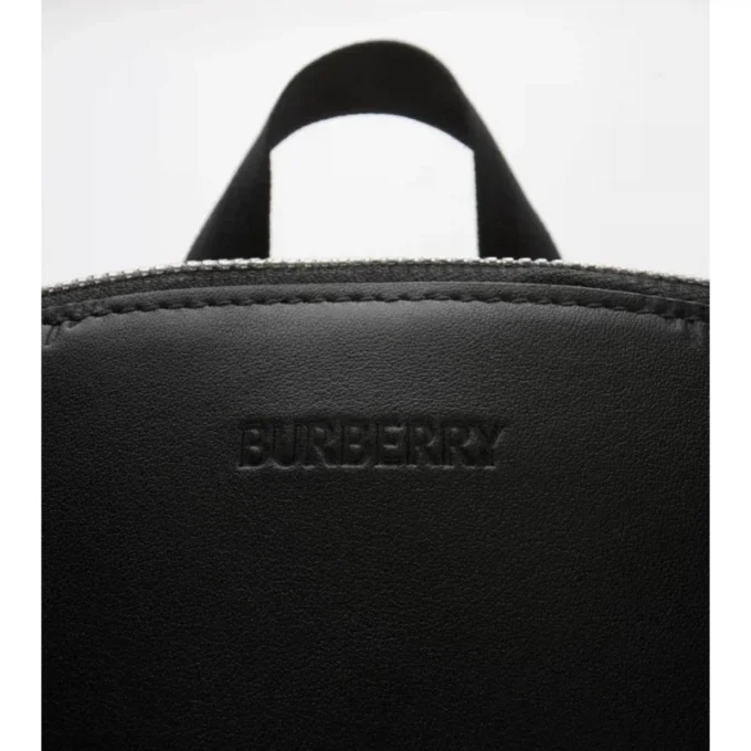 Embossed Check Backpack