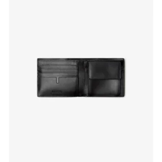 Embossed Check Bifold Coin Wallet