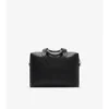 Embossed Check Briefcase