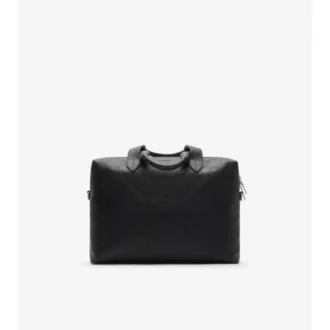 Embossed Check Briefcase