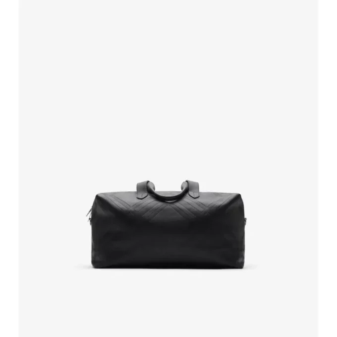 Embossed Check Duffle Bag