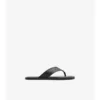 Embossed Check Leather Pavilion Sandals