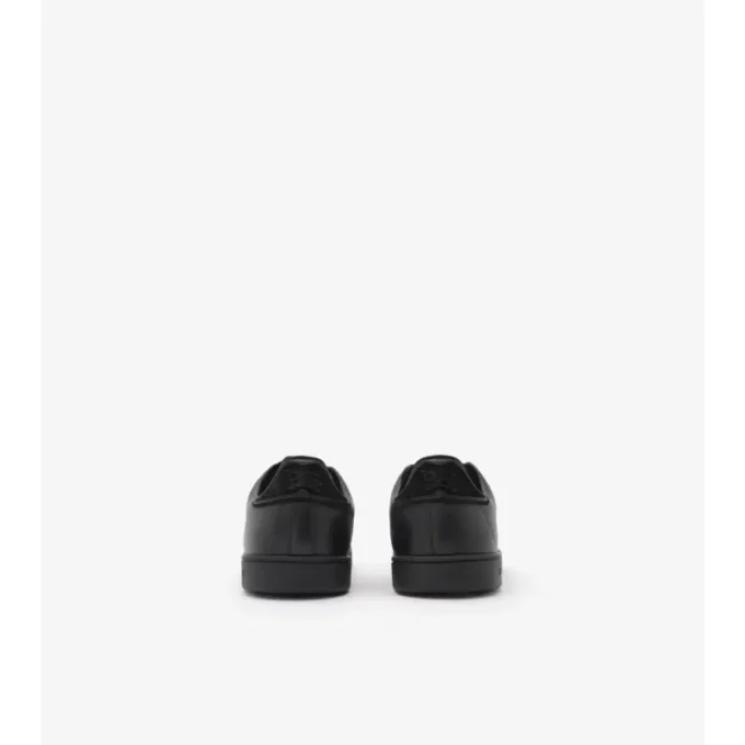 Embossed Check Leather Set Sneakers 