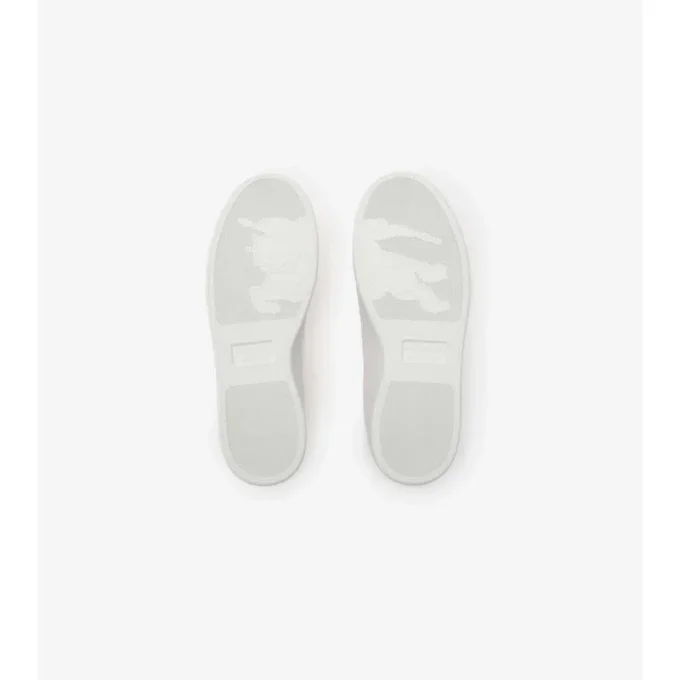 Embossed Check Leather Set Sneakers 