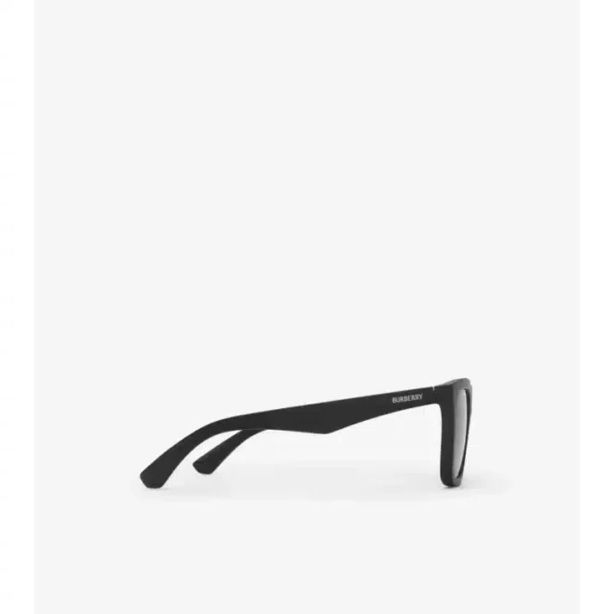 Embossed Check Square Sunglasses