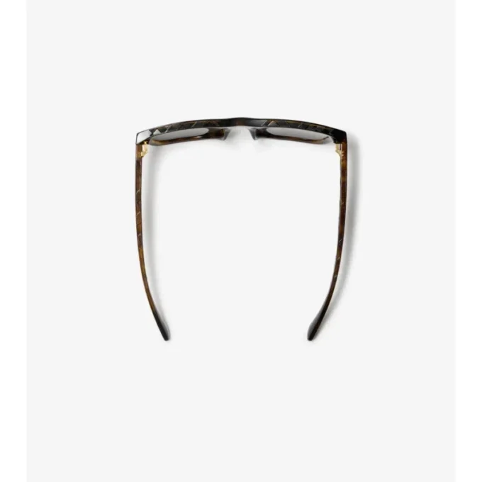 Embossed Check Square Sunglasses