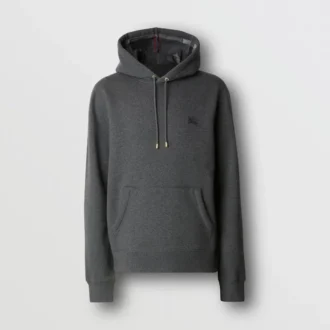 Embroidered Ekd Cotton Blend Hoodie