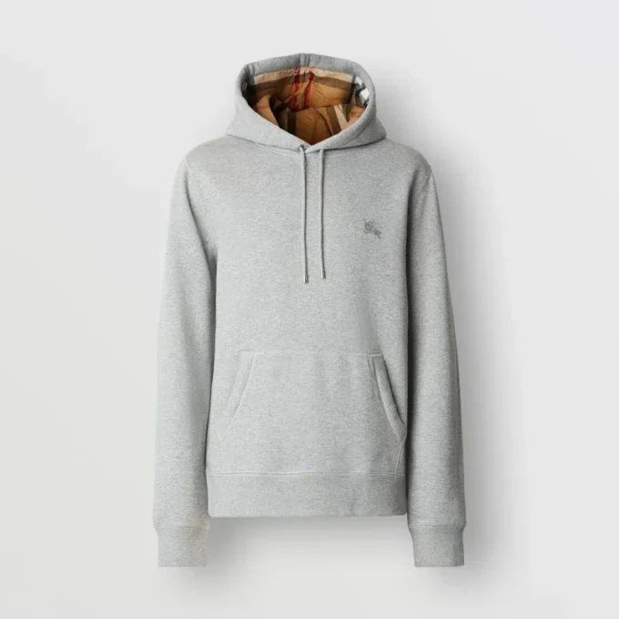 Embroidered Ekd Cotton Blend Hoodie