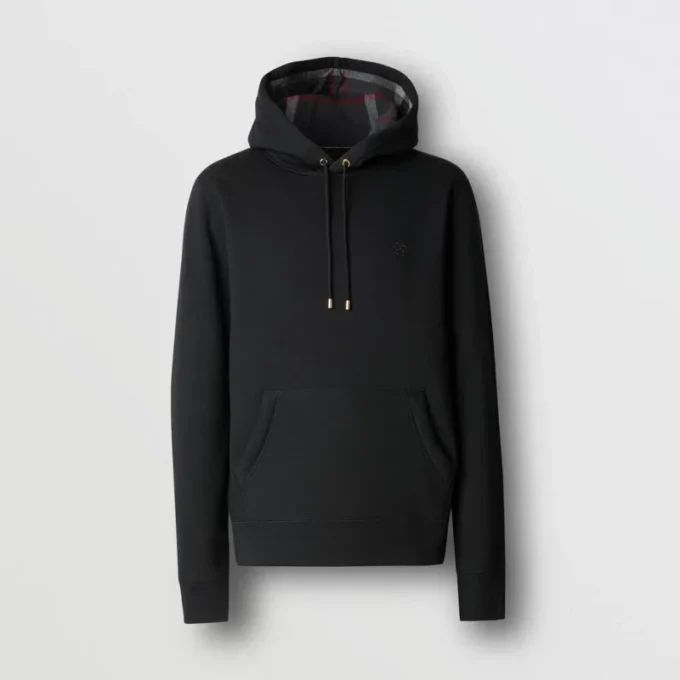 Embroidered Ekd Cotton Blend Hoodie
