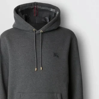 Embroidered Ekd Cotton Blend Hoodie