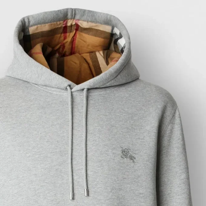 Embroidered Ekd Cotton Blend Hoodie