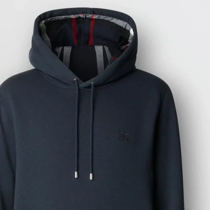 Embroidered Ekd Cotton Blend Hoodie