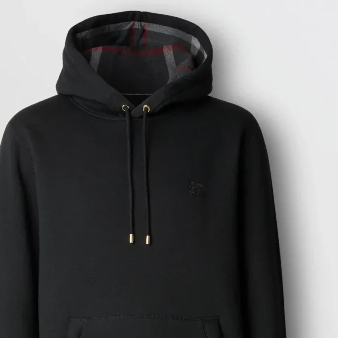 Embroidered Ekd Cotton Blend Hoodie