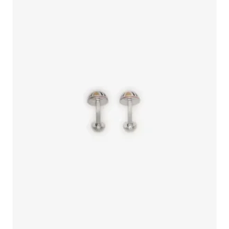 Enamel Check Cufflinks