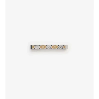 Enamel Check Tie Bar