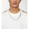 Engraved Check Chain Necklace