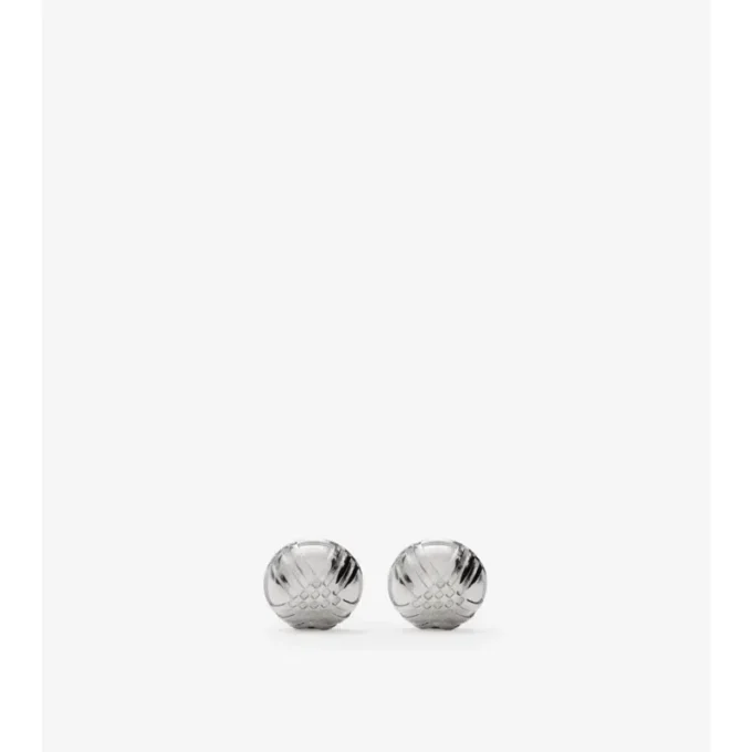 Engraved Check Cufflinks 