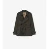 Extra-Short Tropical Gabardine Kensington Trench Coat