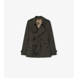 Extra-Short Tropical Gabardine Kensington Trench Coat