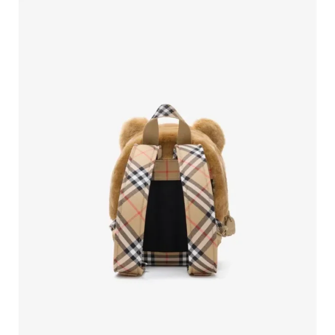 Faux Fur Teddy Backpack