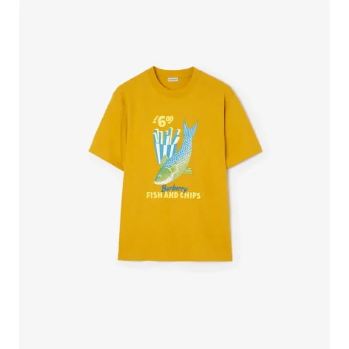 Fish and Chips  Cotton T-Shirt