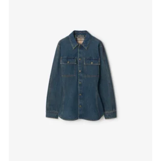Fit-And-Flare Denim Shirt