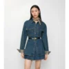 Fit-And-Flare Denim Shirt