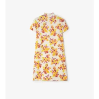 Floral Cotton Blend Dress