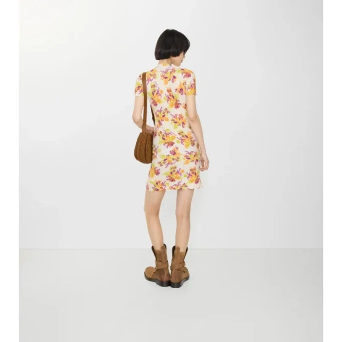 Floral Cotton Blend Dress