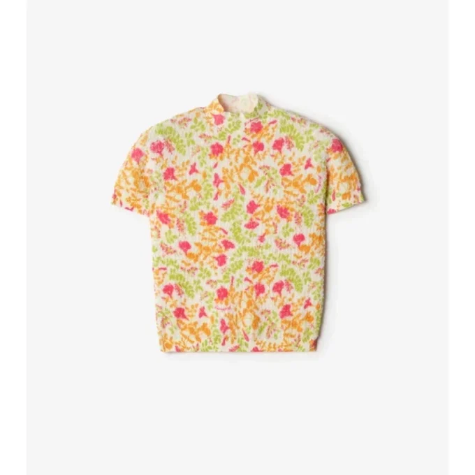 Floral Cotton Blend Top