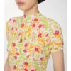 Floral Cotton Blend Top
