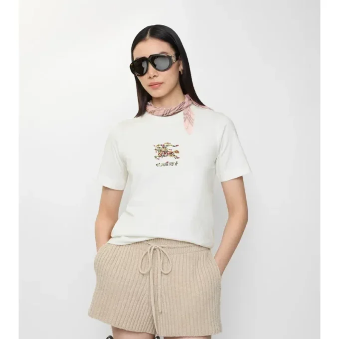 Floral Ekd Cotton T-Shirt