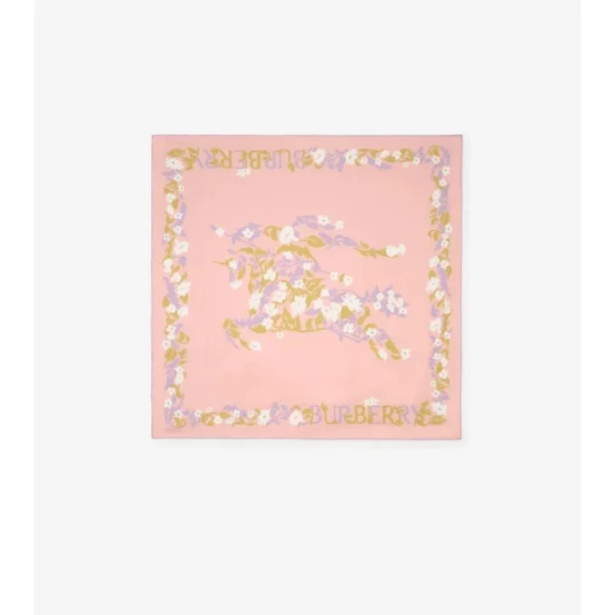 Floral Ekd Silk Scarf