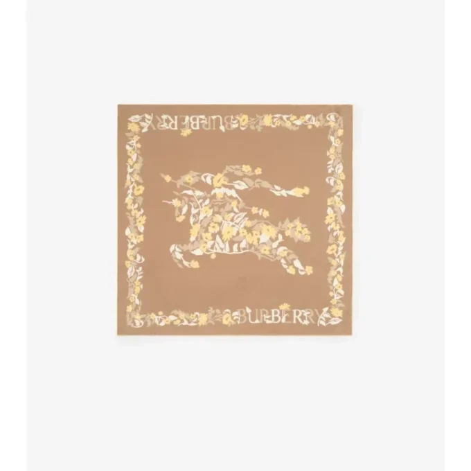 Floral Ekd Silk Scarf