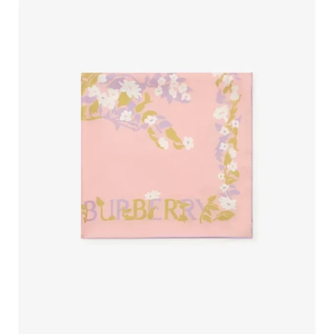 Floral Ekd Silk Scarf