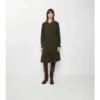 Foliage Silk Dress