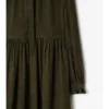 Foliage Silk Dress