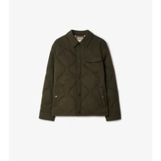 Gabardine Padded Overshirt