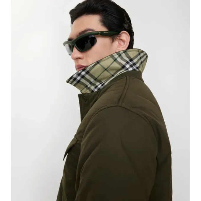 Gabardine Padded Overshirt