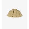 Gabardine Trench Capelet