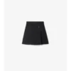 Gabardine Trench Mini Skirt
