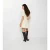 Gabardine Trench Mini Skirt